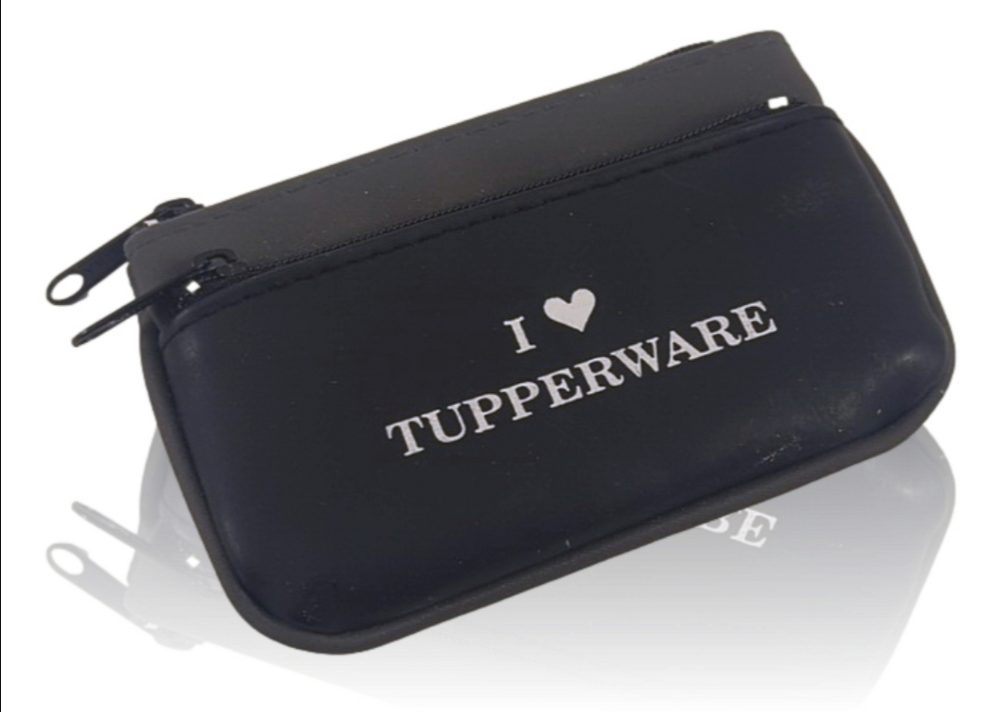 Tupperware coin purse